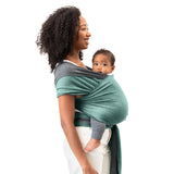 Moby Reversible Elements Wrap - Jade/Charcoal - Moby Wrap NZ