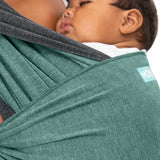 Moby Reversible Elements Wrap - Jade/Charcoal - Moby Wrap NZ