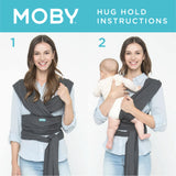 Moby Flex Wrap - Grey - Moby Wrap NZ