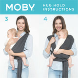 Moby Evolution Wrap - Charcoal - Moby Wrap NZ 