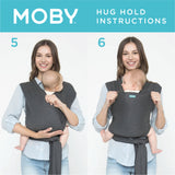 Moby Flex Wrap - Grey - Moby Wrap NZ