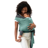 Moby Reversible Elements Wrap - Jade/Charcoal - Moby Wrap NZ
