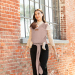 Waffle Knit Wrap - Sandstone